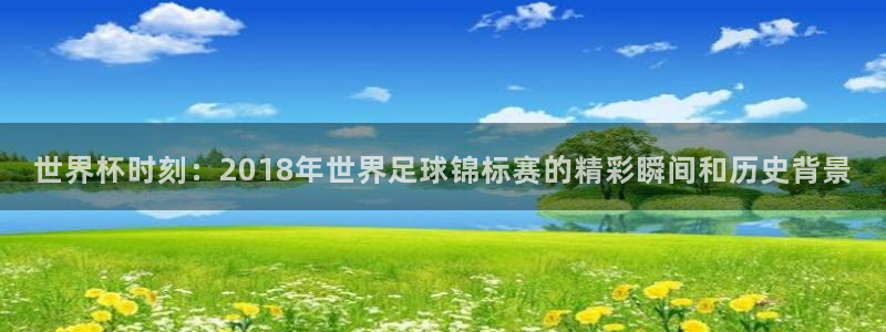 世预赛免费直播入口：世界杯时刻：2018年世界足球锦标赛的精彩瞬间和历史背景