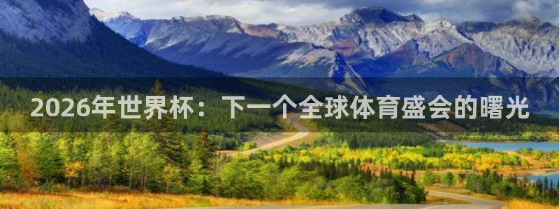 2026男足世界杯赛程：2026年世界杯：下一个全球体育盛会的曙光